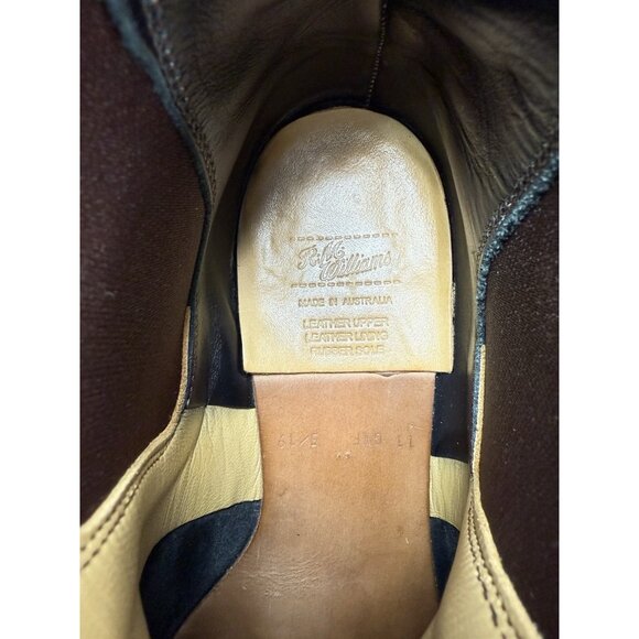 RM Williams Mens Comfort Chelsea Boots Size UK 11 G US 12 Black Rubber Sole - Picture 7 of 16